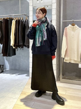 hanaeさん（レディース・161cm）の冬コーディネート