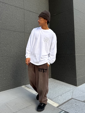 「アイテム（ニットキャップ/ビーニー）」を使った、takuyaさん（メンズ・170cm・20代）の秋コーディネート