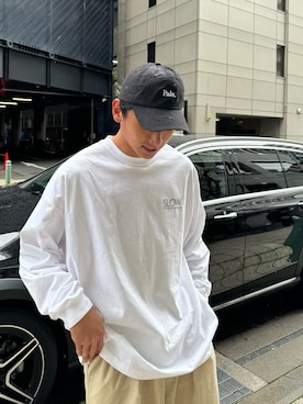 「アイテム（キャップ）」を使った、takuyaさん（メンズ・170cm・20代）の春コーディネート