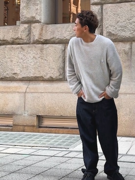 「CANAL JEAN（キャナルジーン）のアイテム」を使った、takuyaさん（メンズ・170cm）の春コーディネート