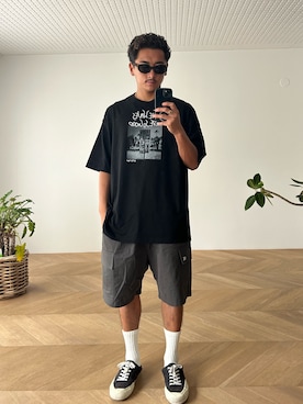 「アイテム（レッグウェア）」を使った、takuyaさん（メンズ・170cm・20代）の夏コーディネート