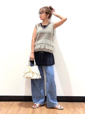 Natsu☆さん（レディース・157cm）の夏コーディネート