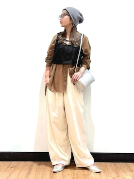 「BACK NUMBER（バックナンバー）のアイテム（トップス）」を使った、Natsu☆さん（レディース・157cm）の春コーディネート