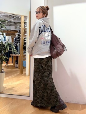 「CAMP7（キャンプセブン）のアイテム」を使った、Natsu☆さん（レディース・157cm）の秋コーディネート