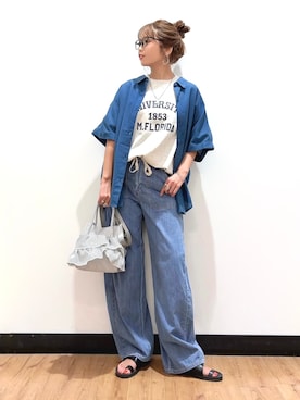 Natsu☆さん（レディース・157cm）の夏コーディネート