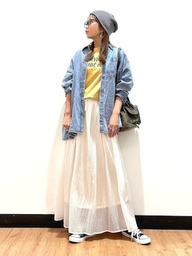 Natsu☆さん（レディース・157cm）の春コーディネート