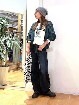「SOMETHING（サムシング）のアイテム」を使った、Natsu☆さん（レディース・157cm）の秋コーディネート