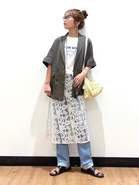 Natsu☆さん（レディース・157cm）の夏コーディネート