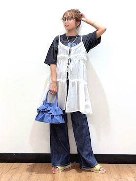 Natsu☆さん（レディース・157cm）の夏コーディネート