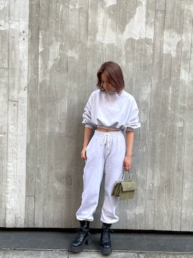 「FIG&VIPER（フィグアンドバイパー）のアイテム（ブーツ）」を使った、FIG&VIPER_YUNAさん（レディース・160cm）の春コーディネート