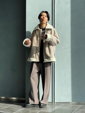 SATORU KASAIさん（メンズ・178cm）の冬コーディネート