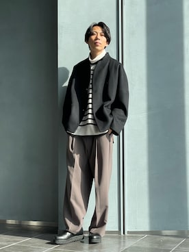 SATORU KASAIさん（メンズ・178cm）の冬コーディネート