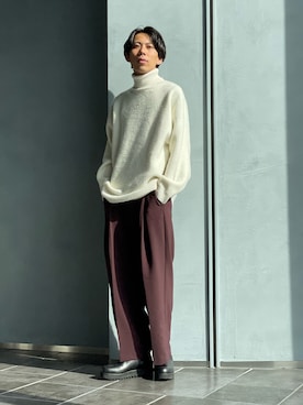 SATORU KASAIさん(メンズ・178cm)の冬コーディネート