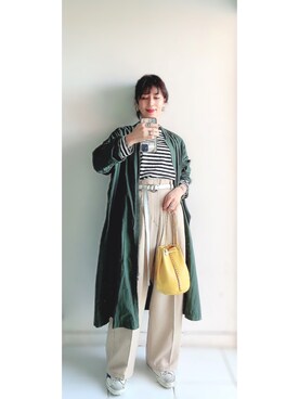 「STUNNING LURE（スタニングルアー）のアイテム（ジャケット/アウター）」を使った、yukino_yucchinoさん（レディース・151cm）の春コーディネート