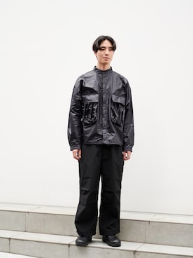 「marka（マーカ）のアイテム（パンツ）」を使った、Hisakiさん（メンズ・178cm）の秋コーディネート