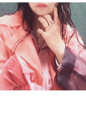 「DRIES VAN NOTEN（ドリスヴァンノッテン）のアイテム（その他アウター）」を使った、yuiさん（レディース・160cm）の冬コーディネート