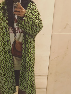 「DRIES VAN NOTEN（ドリスヴァンノッテン）のアイテム（その他アウター）」を使った、yuiさん（レディース・160cm）の冬コーディネート