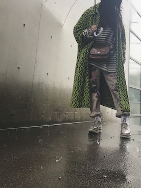 「DRIES VAN NOTEN（ドリスヴァンノッテン）のアイテム（その他アウター）」を使った、yuiさん（レディース・160cm）の秋コーディネート