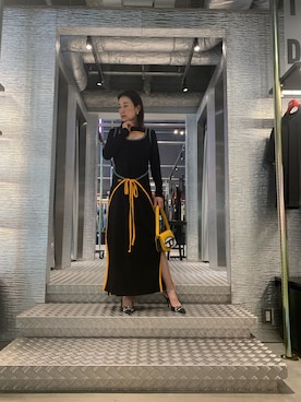 「DIESEL OSAKA」｜「アイテム（ワンピース/ドレス）」を使った、かとちゃんさん（レディース・162cm）の夏コーディネート