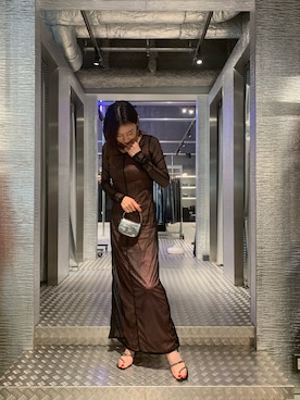 「DIESEL OSAKA」｜「アイテム（ワンピース/ドレス）」を使った、かとちゃんさん（レディース・162cm）の夏コーディネート