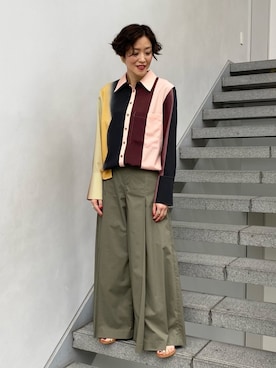 「AKIRA NAKA」｜Tomoko.Kさん（レディース・163cm）の夏コーディネート