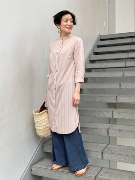 「アイテム（ワンピース/ドレス）」を使った、Tomoko.Kさん（レディース・163cm・40代）の夏コーディネート