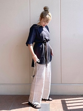 𝚢𝚞𝚞さん（レディース・155cm）の夏コーディネート