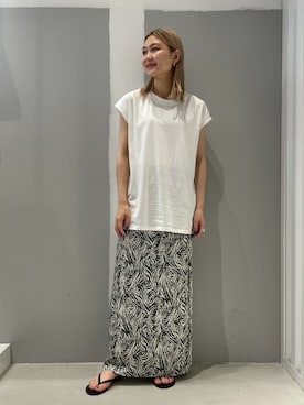 「NICOLAS LAINAS（ニコラスライナス）のアイテム」を使った、mizukiさん（レディース・155cm）の夏コーディネート