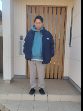 「no brand（ノーブランド）のアイテム（ブルゾン）」を使った、くましーさん（メンズ・170cm）の冬コーディネート