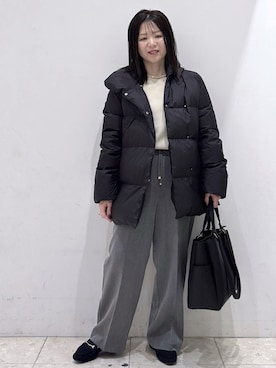 mameさん（レディース・154cm）の冬コーディネート
