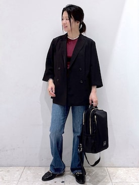 mameさん（レディース・154cm）の秋コーディネート