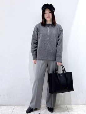 mameさん（レディース・154cm）の冬コーディネート