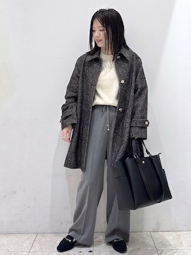 mameさん（レディース・154cm）の冬コーディネート