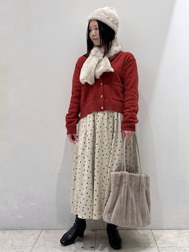 mameさん(レディース・154cm)の冬コーディネート