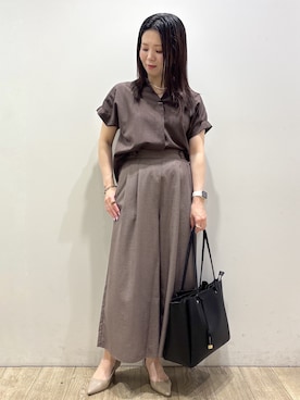 「index（インデックス）のアイテム」を使った、mameさん（レディース・154cm）の夏コーディネート