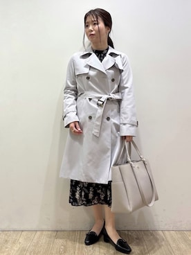 「Rubyrivet（ルビーリベット）のアイテム（スカート）」を使った、mameさん（レディース・154cm）の冬コーディネート