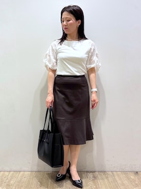 mameさん（レディース・154cm）の夏コーディネート