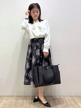 「index（インデックス）のアイテム（トップス）」を使った、まめ実花さん（レディース・154cm）の冬コーディネート