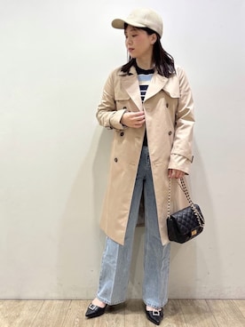 mameさん(レディース・154cm)の春コーディネート