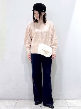 mameさん(レディース・154cm)の冬コーディネート