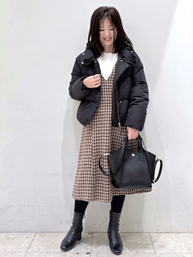 mameさん(レディース・154cm)の冬コーディネート
