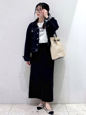 mameさん(レディース・154cm)の春コーディネート