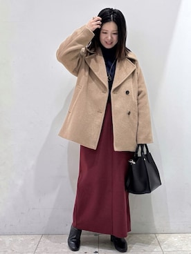 mameさん(レディース・154cm)の冬コーディネート