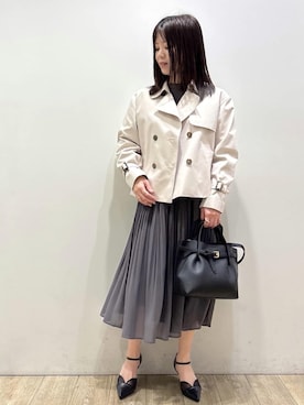 「index（インデックス）のアイテム（ジャケット/アウター）」を使った、mameさん（レディース・154cm）の春コーディネート