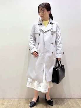 「index（インデックス）のアイテム（バッグ）」を使った、mameさん（レディース・154cm）の冬コーディネート