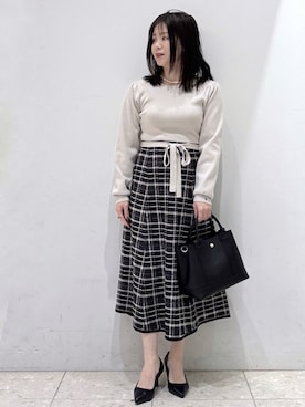 mameさん（レディース・154cm）の冬コーディネート