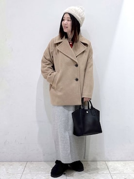 mameさん(レディース・154cm)の冬コーディネート