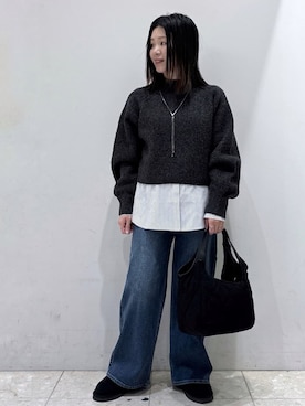 mameさん(レディース・154cm)の冬コーディネート