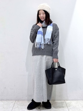 mameさん(レディース・154cm)の冬コーディネート