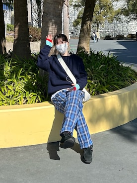 「アイテム（モカシン/デッキシューズ）」を使った、marinaさん（レディース・162cm・20代）の春コーディネート